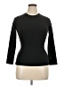 Bcg Black 3/4 Sleeve Top Size 16 - photo 1
