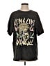 Zutter Animal Print Black Short Sleeve T-Shirt Size S - photo 1