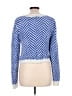 Versona Chevron-herringbone Blue Pullover Sweater Size L - photo 2