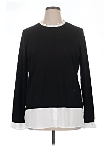 Adrianna Papell Long Sleeve T-Shirt (view 1)