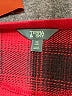 Terra & Sky Plaid Red Pullover Sweater Size 0X - photo 7