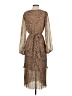 Fab'rik 100% Polyester Animal Print Brown Cocktail Dress Size S - photo 2