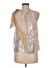 Rebecca Taylor Silver Sleeveless Blouse Size M - photo 2