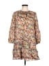 Veronica Beard Print Orange Casual Dress Size 10 - photo 1