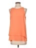 Willi Smith 100% Polyester Orange Sleeveless Blouse Size S - photo 1