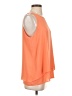 Willi Smith 100% Polyester Orange Sleeveless Blouse Size S - photo 4