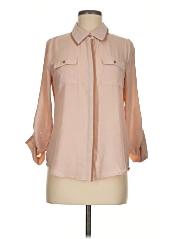 Papaya 3/4 Sleeve Blouse (view 1)