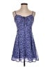 Aeropostale 100% Polyester Hearts Blue Casual Dress Size S - photo 1