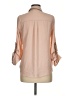 Papaya 100% Polyester Tan 3/4 Sleeve Blouse Size M - photo 2