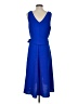 DKNY 100% Polyester Blue Cocktail Dress Size 10 - photo 2