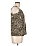 Apostrophe Tan Sleeveless Top Size L - photo 4