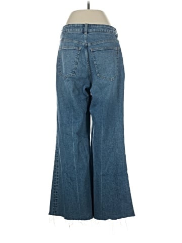 Madewell Curvy Flared Wide-Leg Crop Jeans in Oneida Wash (view 2)