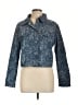 Gracia Paisley Blue Denim Jacket Size L - photo 1