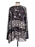 Free People 100% Polyester Black Long Sleeve Blouse Size L - photo 2