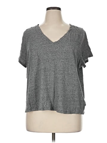 Madewell Plus Whisper Cotton V-Neck Tee (view 1)