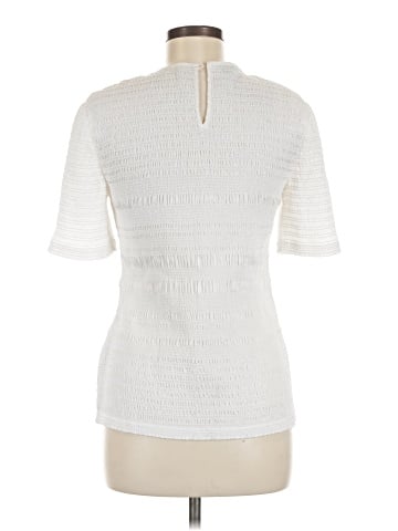 Lafayette 148 New York Short Sleeve T-Shirt (view 2)