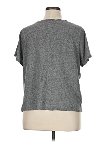 Madewell Plus Whisper Cotton V-Neck Tee (view 2)