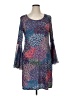 MSK Print Blue Cocktail Dress Size XL - photo 1