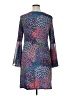 MSK Print Blue Cocktail Dress Size XL - photo 2