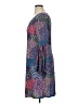 MSK Print Blue Cocktail Dress Size XL - photo 5
