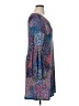 MSK Print Blue Cocktail Dress Size XL - photo 4