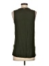 MICHAEL Michael Kors 100% Polyester Green Sleeveless Blouse Size S - photo 2