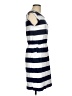 Boden Stripes Blue Casual Dress Size 6R - photo 4