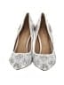 Antonio Melani 100% Leather Silver Heels Size 9 1/2 - photo 2