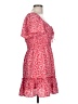 Rewind 100% Polyester Red Casual Dress Size L - photo 4