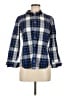 J.Crew 100% Cotton Plaid Blue Long Sleeve Button-Down Shirt Size 8 - photo 1