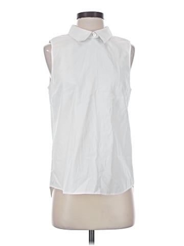Theory Sleeveless Button-Down Shirt (view 1)