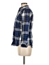 J.Crew 100% Cotton Plaid Blue Long Sleeve Button-Down Shirt Size 8 - photo 5
