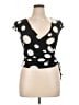 Sydney Joy Polka Dots Black Tank Top Size XL - photo 1
