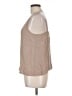 Tibi 100% Silk Tan Sleeveless Silk Top Size 12 - photo 5