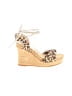 Bettye Muller Animal Print Tan Wedges Size EU 36 - photo 1