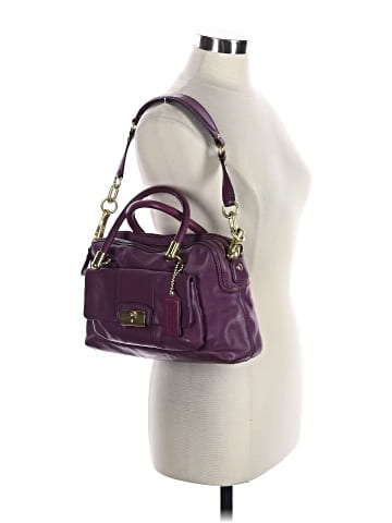 Coach Leather Satchel (view 2)
