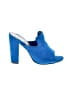 Bamboo Solid Blue Sandals Size 5 1/2 - photo 1