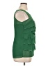 Per Una 100% Polyester Green Sleeveless Blouse Size 16 - photo 4