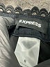 Express Hearts Black Shorts Size 0 - photo 3