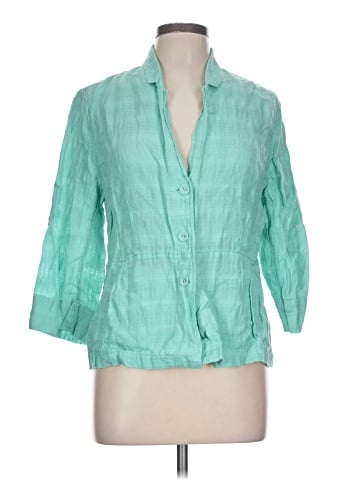 Eileen Fisher 3/4 Sleeve Button-Down Shirt (view 1)