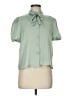 Zara Green Short Sleeve Blouse Size M - photo 1