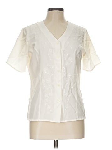 Kathie Lee Short Sleeve Blouse (view 1)