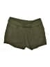Isabel Maternity Solid Green Shorts Size Med Maternity - photo 1