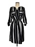 Mossimo 100% Polyester Stripes Black Casual Dress Size M - photo 1