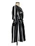 Mossimo 100% Polyester Stripes Black Casual Dress Size M - photo 4