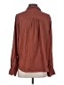 Thread & Supply 100% Polyester Brown Long Sleeve Blouse Size S - photo 2