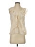 J.Crew 100% Silk Ivory Sleeveless Silk Top Size 4 (petite) - photo 1