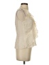 J.Crew 100% Silk Ivory Sleeveless Silk Top Size 4 (petite) - photo 4