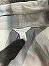 Aeropostale 100% Cotton Color Block Gray Long Sleeve Button-Down Shirt Size S - photo 7