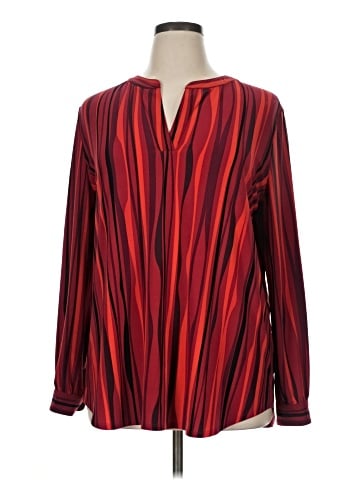 Anne Klein Long Sleeve Blouse (view 1)